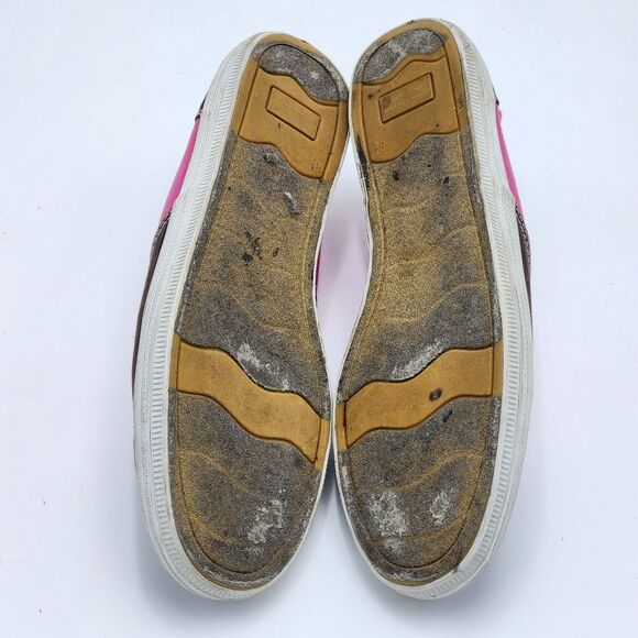 City Sneaks Pink Brown Sneakers Size 8.5 - Picture 7 of 9